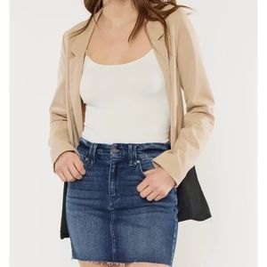 NWT KanCan min jean skirt size M w33/450